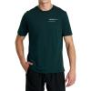 RVCA Mens Sport Regular Fit Athletic Breathable Tees(Oil Green (Reflective Base))