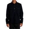 RVCA Men’s Thatll Work Flannel Long Sleeve Woven Shirt(Va Cpo | Midnight)