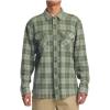 RVCA Men’s Thatll Work Flannel Long Sleeve Woven Shirt(Vacancy/Surplus)