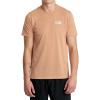 RVCA Men’s Va Mark Short Sleeve Dri-Release T-Shirt(Earth Clay (Icon))