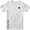 RVCA Men’s Va Mark Short Sleeve Dri-Release T-Shirt(Rvca 2x/White 222)