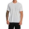 RVCA Men’s Va Mark Short Sleeve Dri-Release T-Shirt(White (All Brand 2))