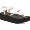 Teva Women’s Flatform Sandal Slim Sport(Coconut Milk/Black)
