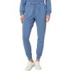 TravisMathew Women’s Skyloft Soft Tie Jogggers(Heather Moonlight Blue)