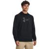 Under Armour mens Armour Fleece Big Logo Hoodie((001) Black / / Black)