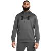 Under Armour mens Armour Fleece Big Logo Hoodie((025) Castlerock / / Black)