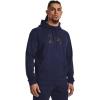 Under Armour mens Armour Fleece Big Logo Hoodie((410) Midnight Navy / / Black)