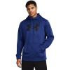 Under Armour mens Armour Fleece Big Logo Hoodie((432) Tech Blue / / Black)