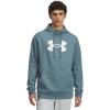 Under Armour mens Armour Fleece Big Logo Hoodie((587) Jasper Blue / / White)