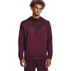 Under Armour mens Armour Fleece Big Logo Hoodie((600) Dark Maroon / / Black)