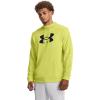 Under Armour mens Armour Fleece Big Logo Hoodie((743) Lime Yellow / / Black)