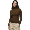 prAna Women’s Foundation Rib Turtleneck(Rich Earth Heather)