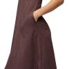 prAna Women’s Jewel Lake Summer Dress(Carob Linea)