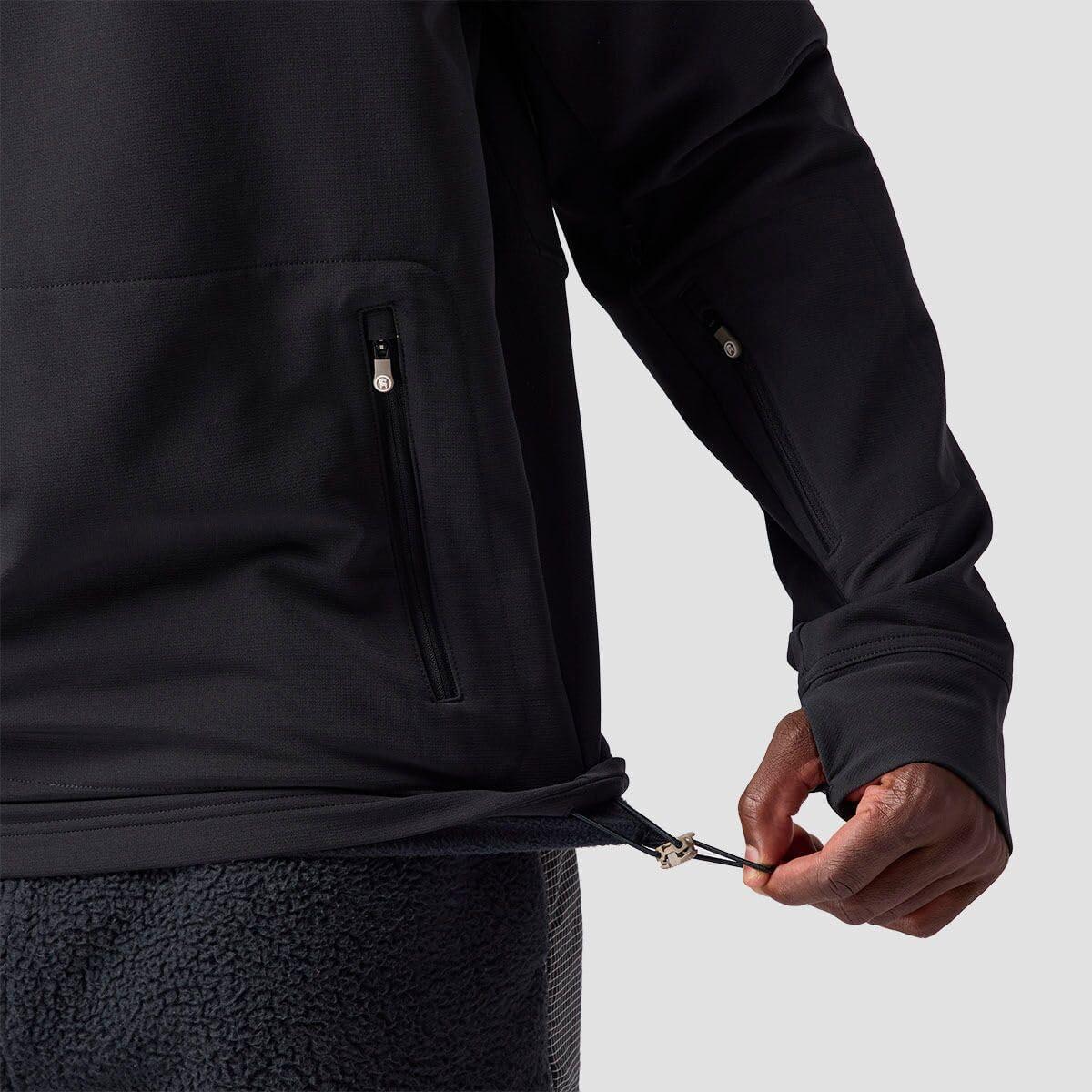 imageBackcountry Destination Softshell Fleece Hoodie MensBlack