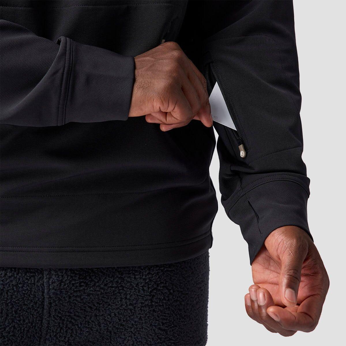 imageBackcountry Destination Softshell Fleece Hoodie MensBlack