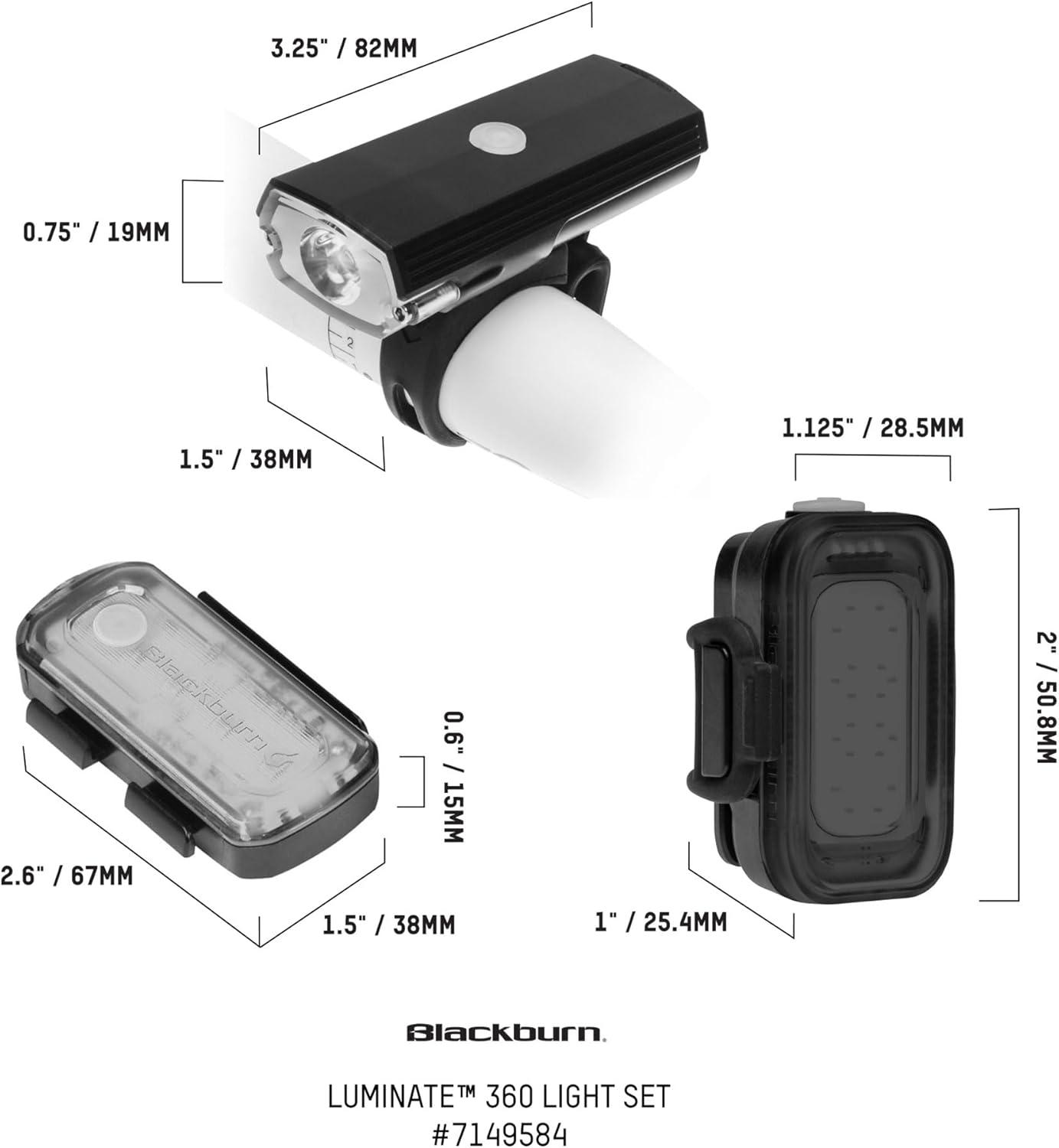 imageBlackburn Luminate 360 Light SetDayblazer 550 Lumens