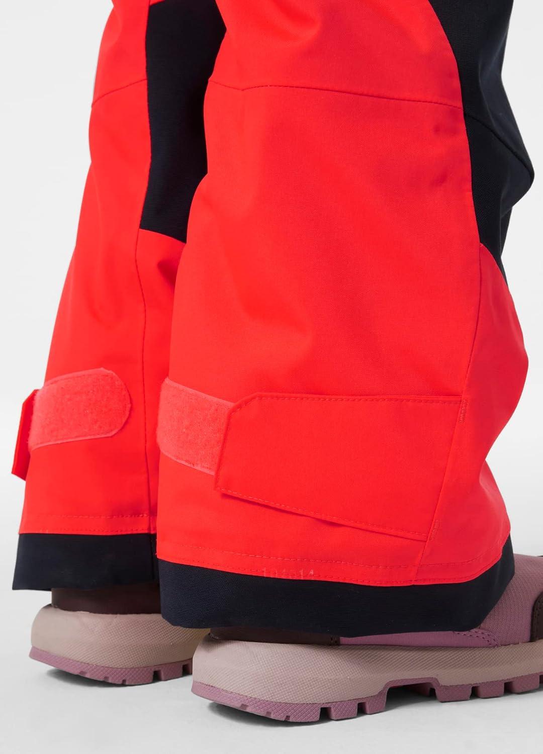 imageHellyHansen Kids Unisex Rider 2 Insulated Waterproof Windproof Breathable Bib Ski Pants247 Neon Coral