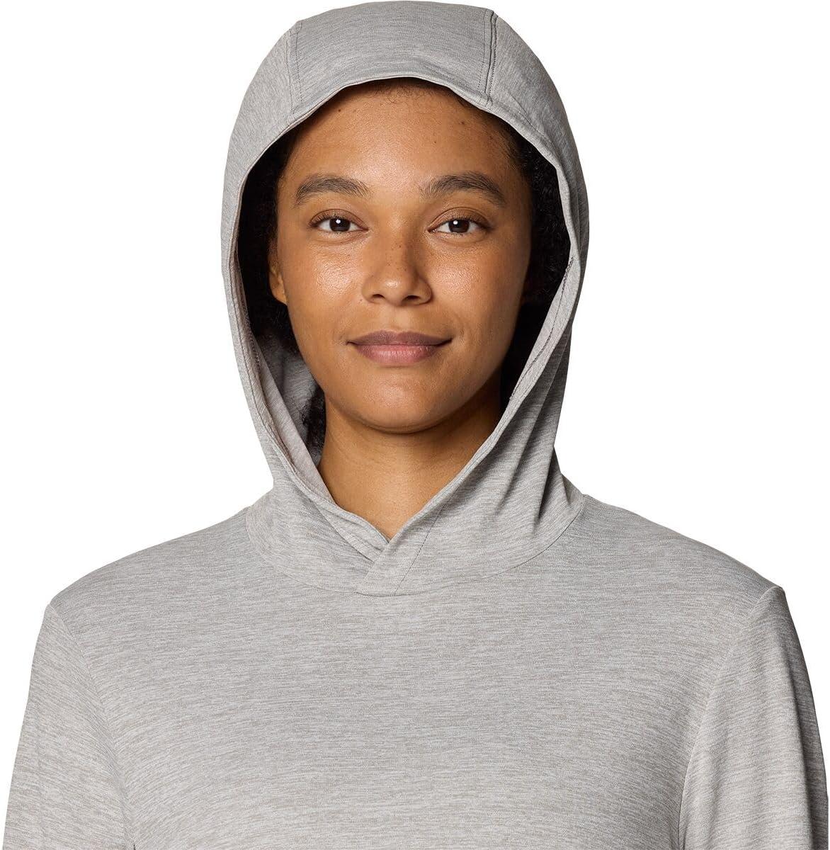 imageMountain Hardwear Womens Sunblocker Long Sleeve HoodyHalf Moon Grey