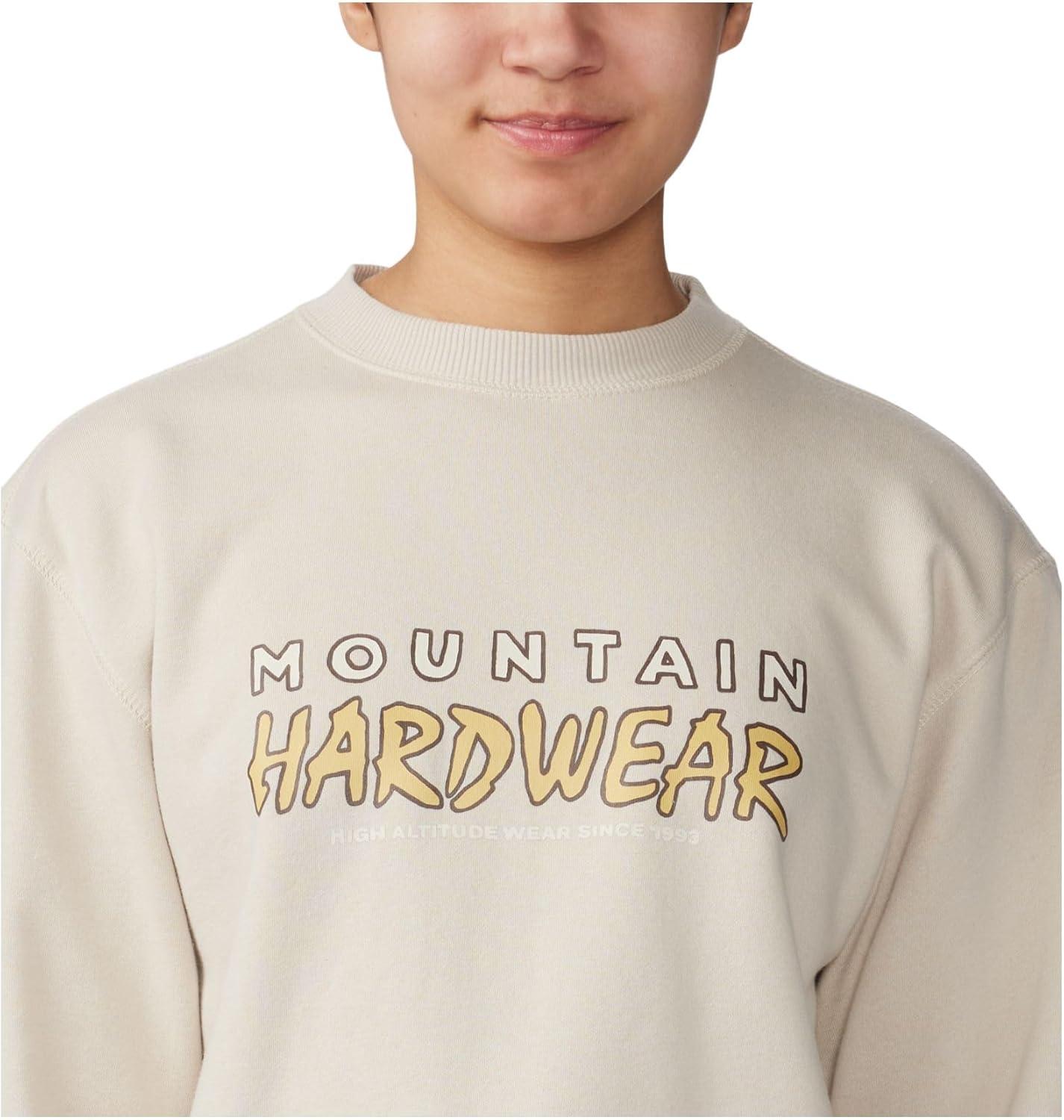 imageMountain Hardwear unisexadult 90s Mhw Logo Pullover CrewWild Oyster