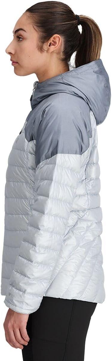 imageOutdoor Research Womens Helium Down HoodieTitaniumSlate