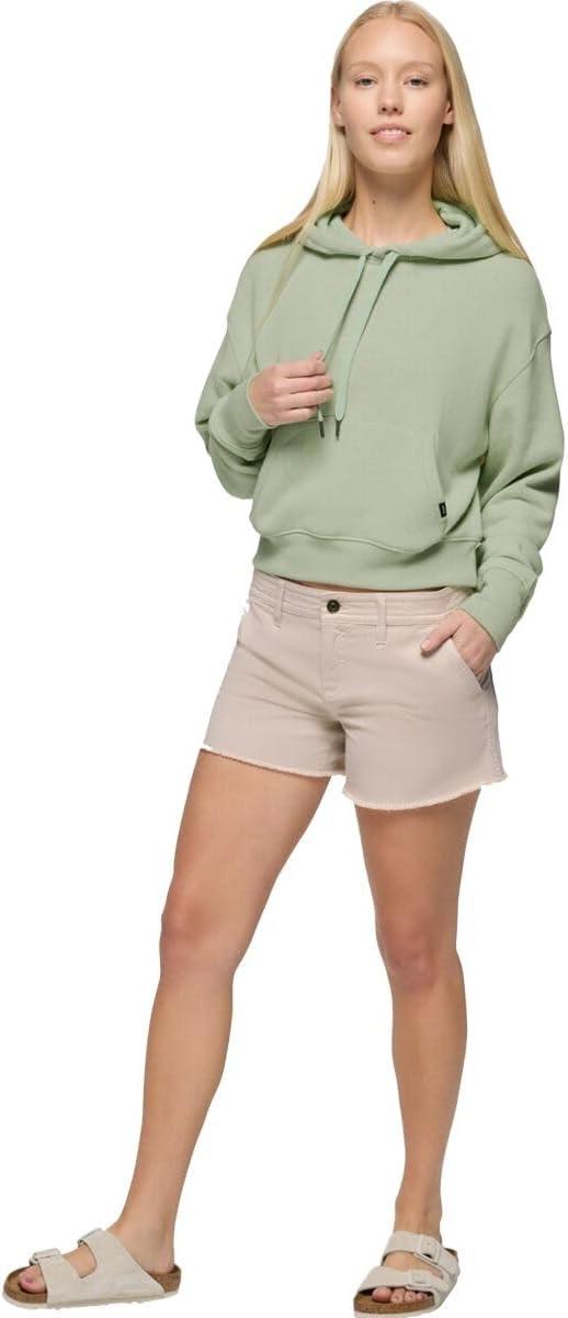 imagePrana Cozy Up Crop Hoodie Womens Bio Mint Heather S