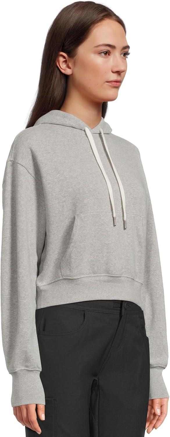 imagePrana Womens Cozy Up Crop Hoodie Heather Grey