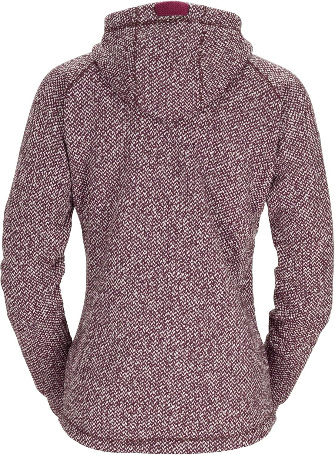 imageRab Womens Amy Hoodie FullZip Casual Lightweight Fashion SweaterKnit FleeceRioja