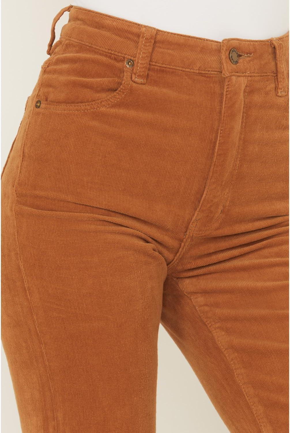 imageRollas Womens Corduroy Flare Jeans  12336 32W x 32L Tan