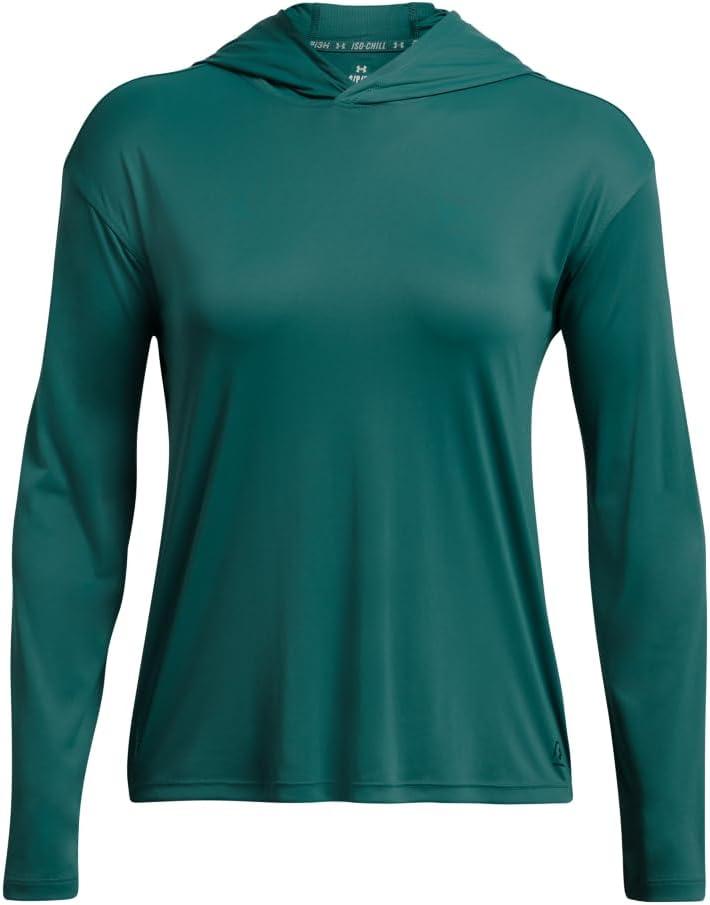 imageUnder Armour Womens Isochill Shorebreak Hoodie722 Coastal Teal  Coastal Teal  Hydro Teal