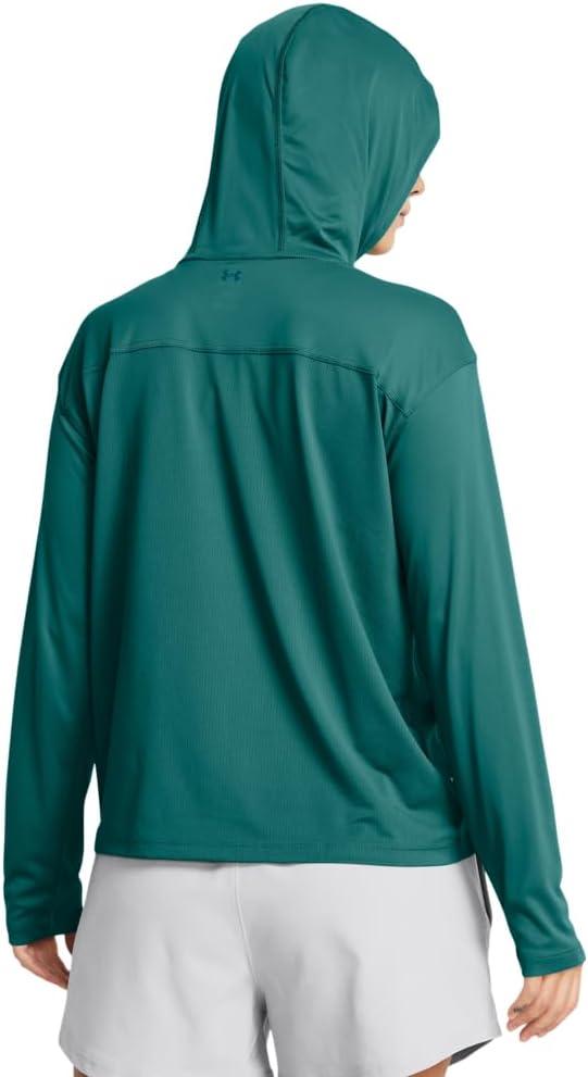 imageUnder Armour Womens Isochill Shorebreak Hoodie722 Coastal Teal  Coastal Teal  Hydro Teal