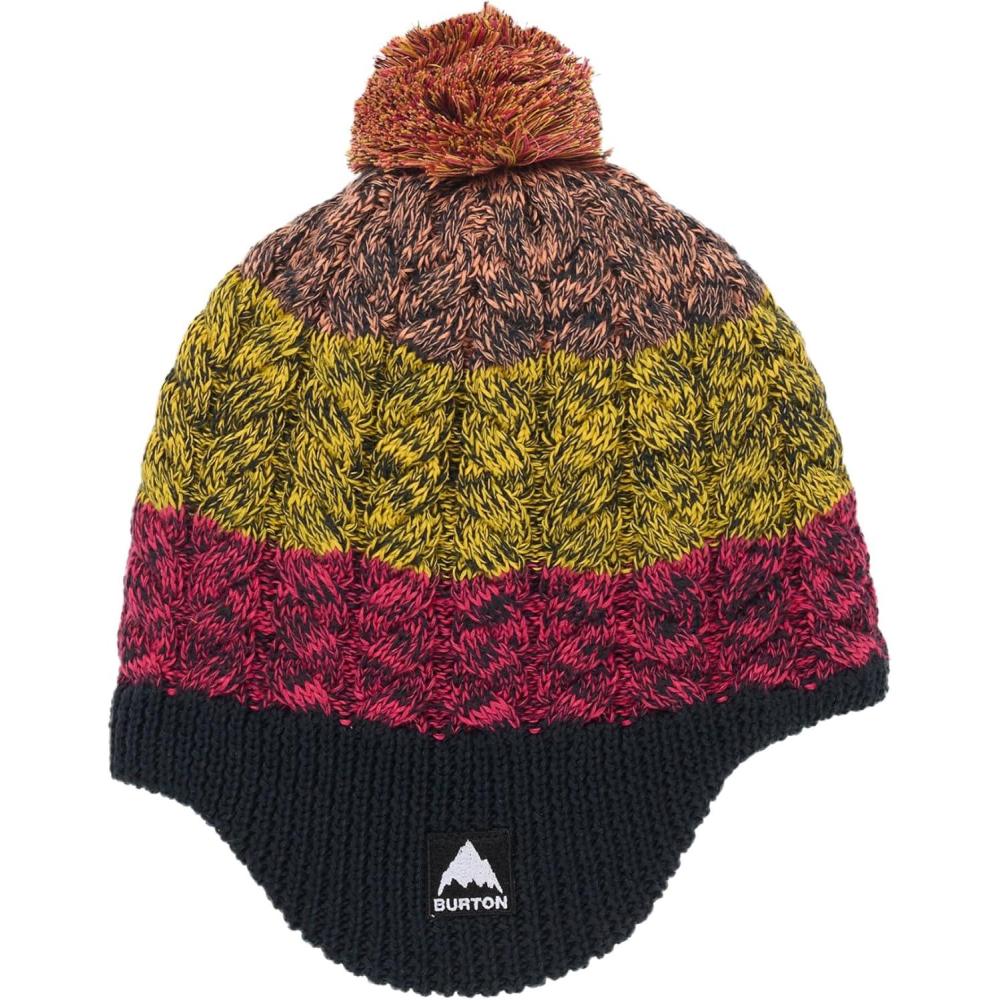 imageBurton Youth Toddlers FleeceLined Earflap BeanieSunrise Coral  Azalea Pink