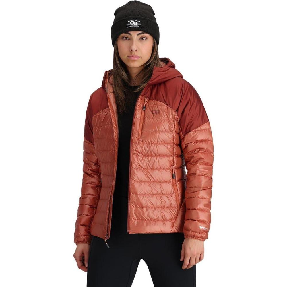 imageOutdoor Research Womens Helium Down HoodieCinnamonBrick