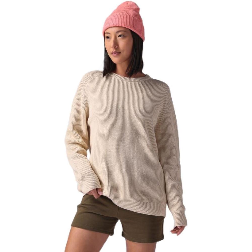 imageStoic Oversized Cotton Fishermans Sweater WomensAngora