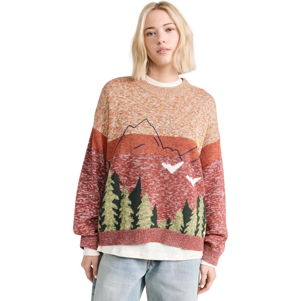 imageTHE GREAT Outdoors Womens The Outpost SweaterRusset