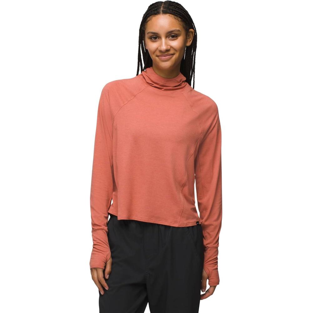 imageprAna Womens Sol Searcher Sun HoodieTerracotta