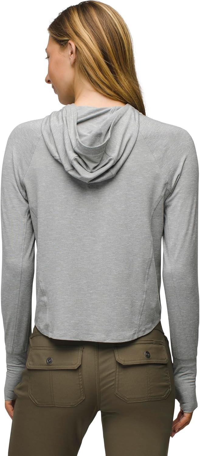 imageprAna Womens Sol Searcher Sun HoodieHeather Grey