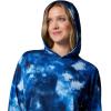 Columbia Women’s PFG Solar Stream Printed Hoodie(Vivid Blue Seafoamed)