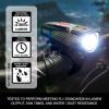 NiteRider Lumina Pro 1200 Front Bike Light Rechargeable MTB Road Commuter Bike Light Powerful Lumens Water Resistant Bicycle Headlight LED Front Light Easy to Install Cycling Safety
