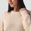 Stoic, Oversized Cotton Fisherman’s Sweater – Women’s(Angora)