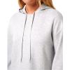 TravisMathew Women’s Skyloft Soft Hoodie(Heather Light Grey)