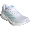 adidas Womens Supernova Rise 2 Running Shoes(White/Linen Green Met./Flash Aqua)