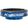 K-Edge | Gravity Top Cap Bicycle Computer Mount | Garmin | Red(Blue)