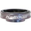 K-Edge | Gravity Top Cap Bicycle Computer Mount | Garmin | Red(Gun Metal)