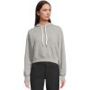 Prana Women’s Cozy Up Crop Hoodie, Heather Grey