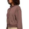 prAna Women’s Cozy Up Crop Hoodie(Carob Heather)