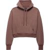 prAna Women’s Cozy Up Crop Hoodie(Carob Heather)
