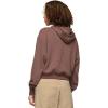 prAna Women’s Cozy Up Crop Hoodie(Carob Heather)