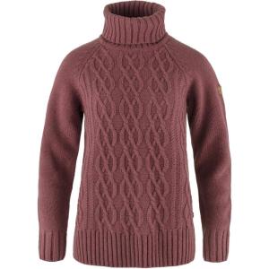 Fjällräven Womens Övik Cable Knit Roller Neck W(Mesa Purple)