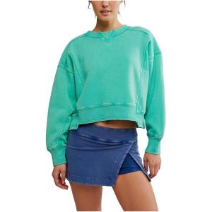 Free People womens Intercept Pullover(Seafoam)
