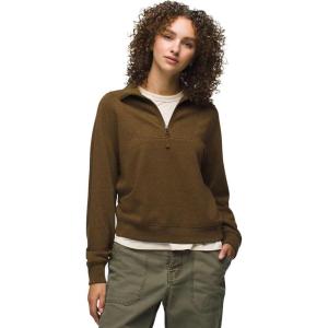 Prana Women’s Cozy Up Pullover, Rich Earth Heather